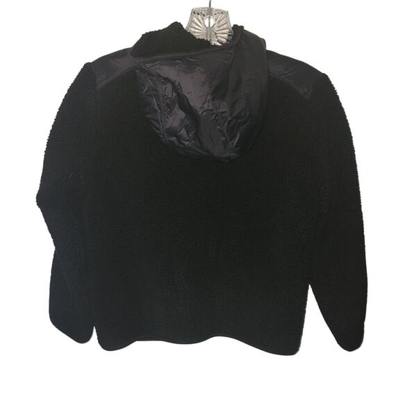 Old Navy Youth Hoodie Sherpa Full Zip Hooded Jacket Medium 8 - Picture 2 of 5